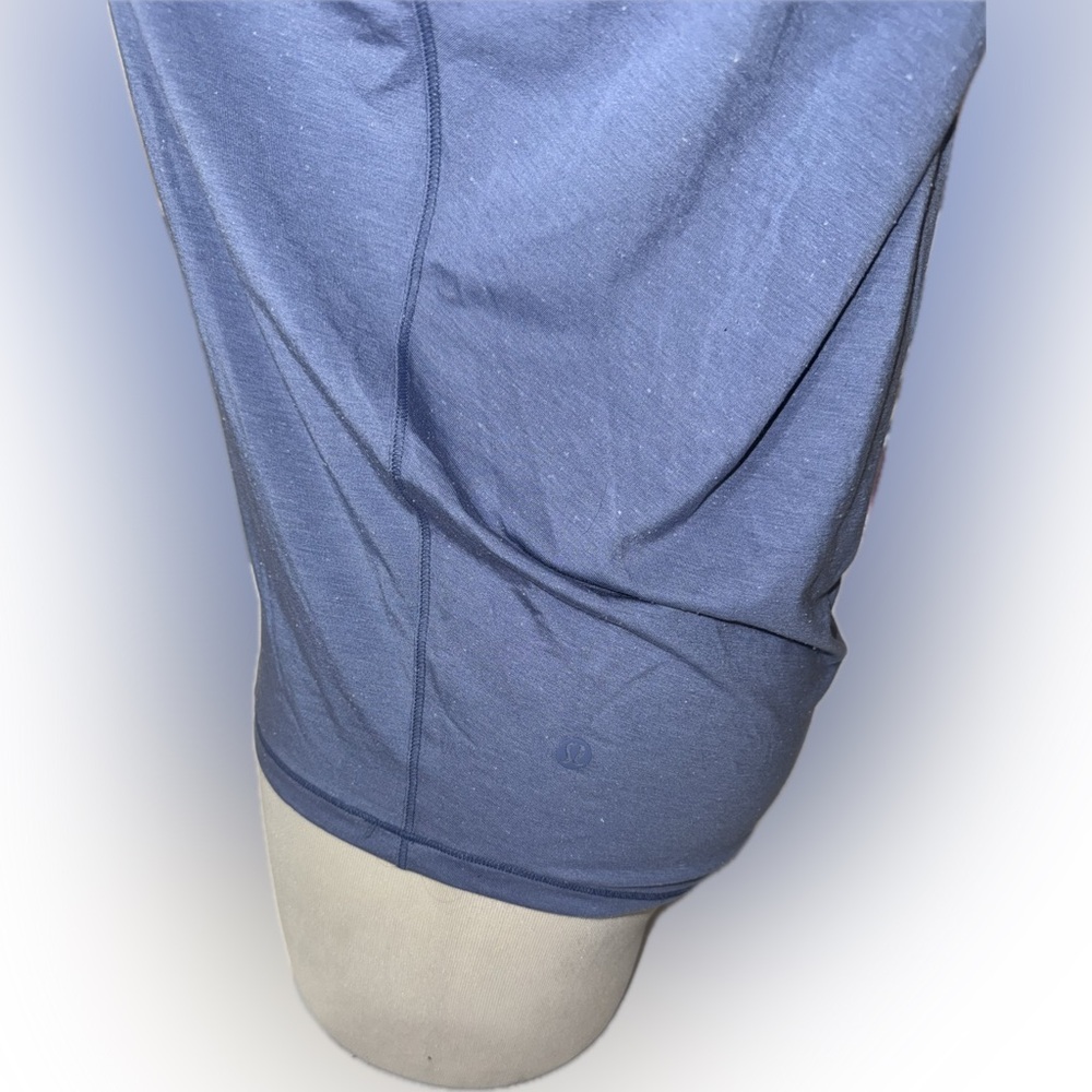 lululemon athletica Get Set Short Sleeve Scoop Tee - Dusty Blue - Picture 3 of 6